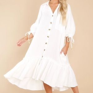 Red Dress Boutique White MIDI Dress
